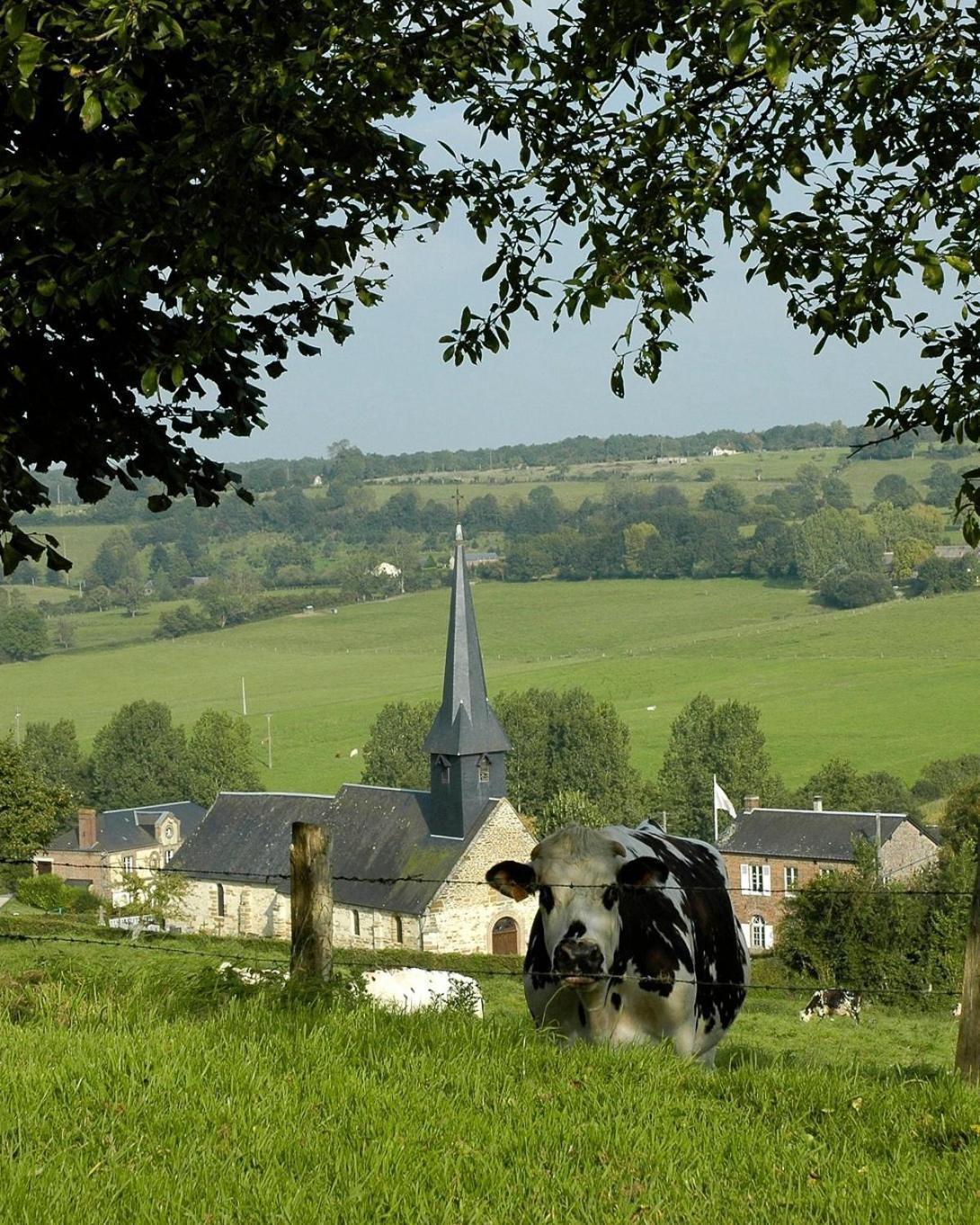 Gite Insolite "Le Coup De Foudre" Sa Vue Panoramique Vimoutiers Kültér fotó